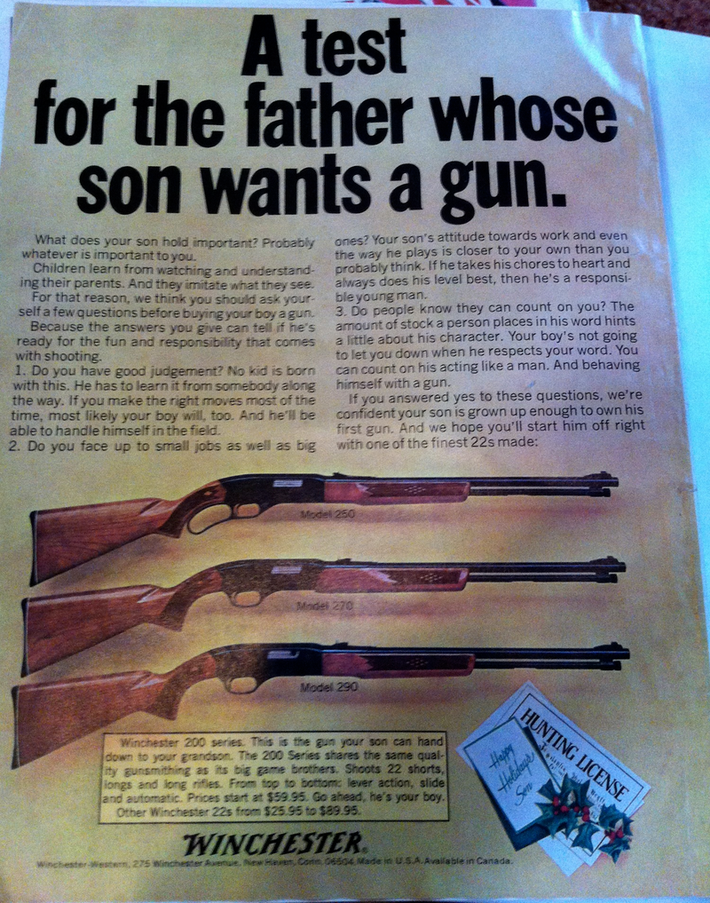 Illustration for article titled In 1970, It Was Time To Buy Your Son a Shotgun